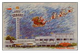 # SINGAPORE 12SIGA Christmas Changi Airport 10 Landis&gyr 12.90 Tres Bon Etat - Singapore