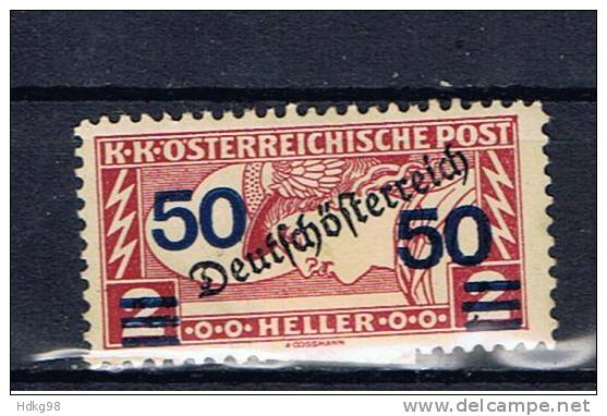 A+ Österreich 1921 Mi 254 Mh Merkurkopf - Used Stamps