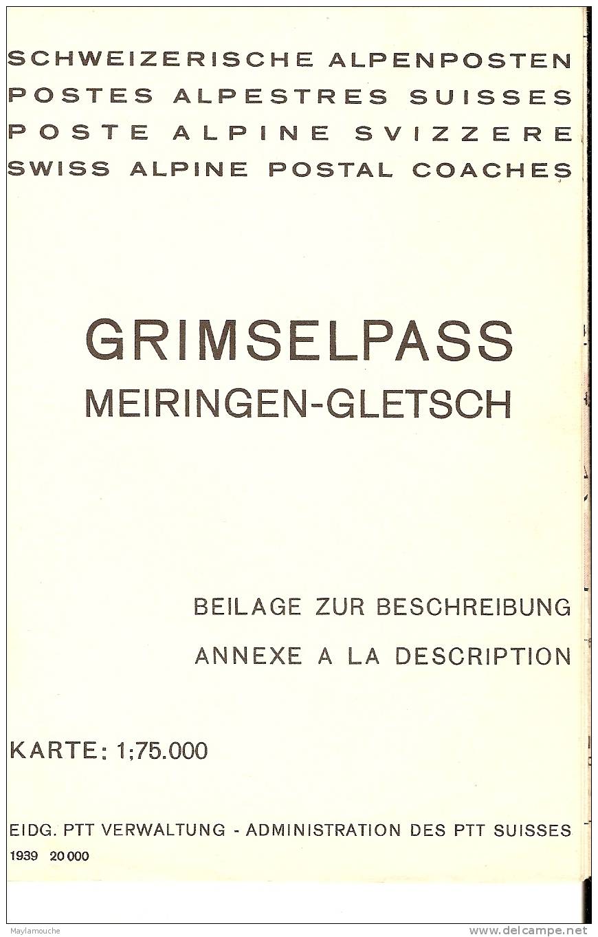 Meiringen Grimsel Gletsch - Oberwald