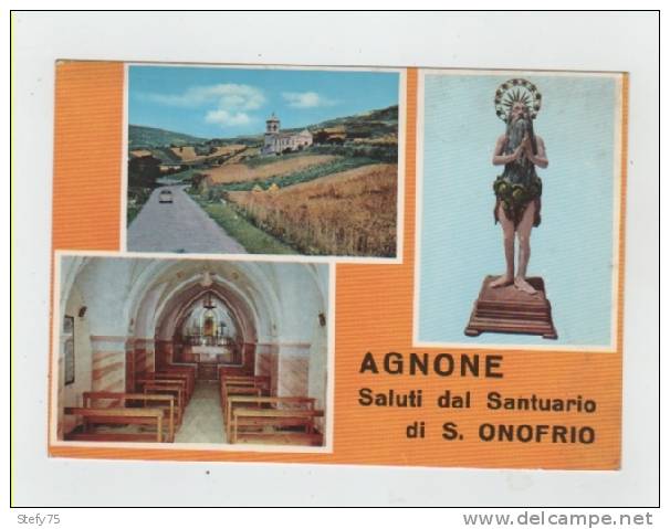 Agnone-isernia-saluti Dal Santuario Di S. Onofrio - Isernia