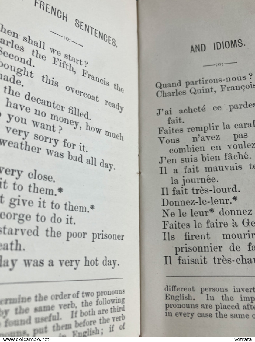 Army Examinations, French Candidate's Vade Mecum  : 1901, Londres - Inglese