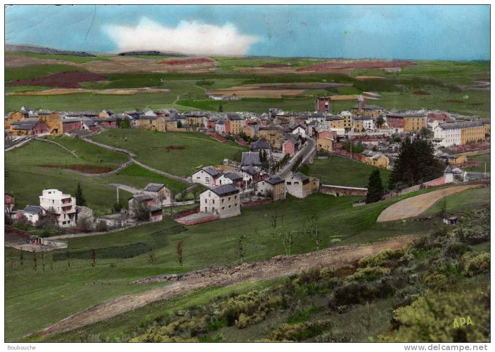 CPSM De SAUGUES - Vue Générale  PEU COURANTE - Saugues