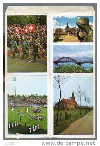 Pays Bas Lettre Carte Multivue CAD De 1973 - International Four Days Marches - 6 Vues - Pour La France - Sonstige & Ohne Zuordnung