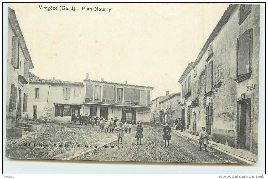 VERGEZE    -    Plan Nourry. - Vergèze