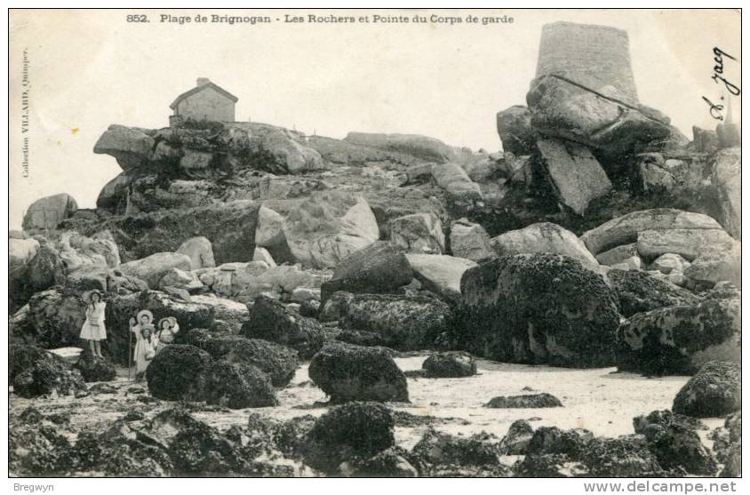 29 - CPA Brigognan - Les Rochers Et Pointe Du Corps De Garde - Brignogan-Plage