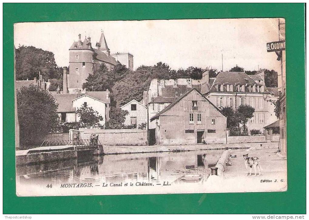 °°° CPA 45 - Montargis - Loiret - Le Château Et Le Canal LL LOUIS LEVY MORE FRANCE LISTED FOR SALE - Montargis