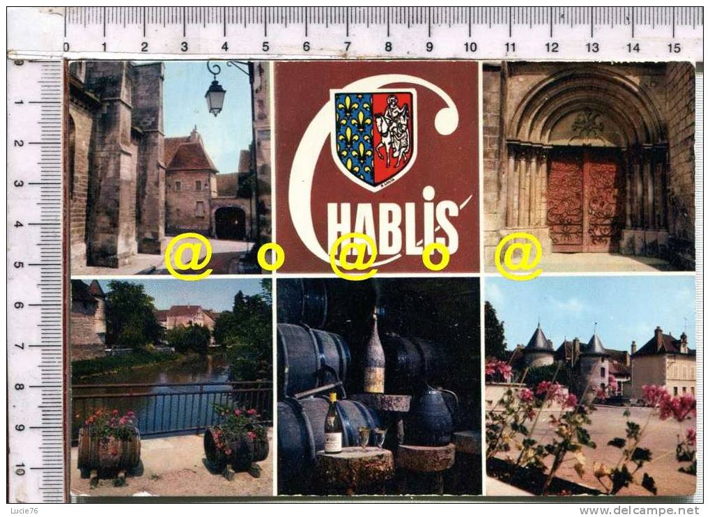 CHABLIS -  Porte Dorée De La Bourgogne -5 Vues - Chablis