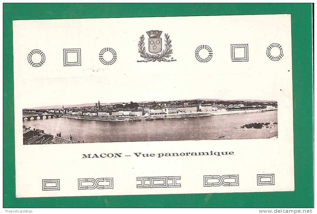 °°° CPA 60  MACON VUE PANORAMIQUE MORE FRANCE LISTED FOR SALE @1 EURO !! - Macon