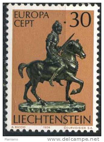 PIA - LIECHTENSTEIN - 1974 : Europa  (Yv 543-44) - Unused Stamps