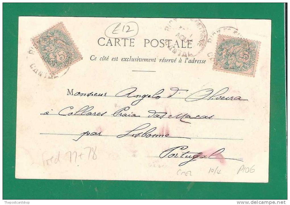 °°°CPA 15 RIOM ES MONTAGNE PRECURSEUR ECRT 1903 L AUVERGNE  MORE FRANCE LISTED FOR - Other & Unclassified