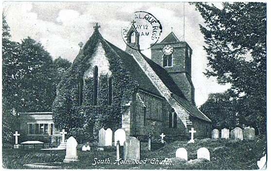 HOLMWOOD  South Holmwood Church  Circulated 1910 - Surrey