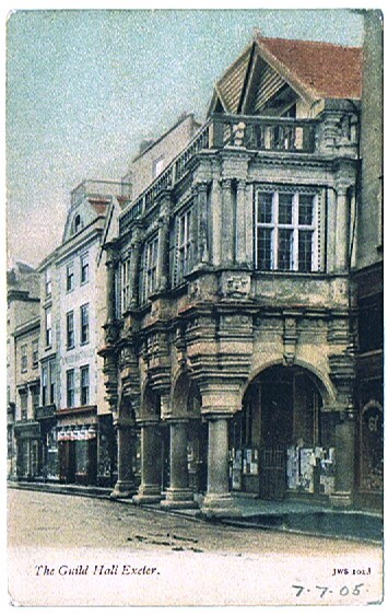 EXETER  The Guild Hall  Circulated 1905 - Exeter