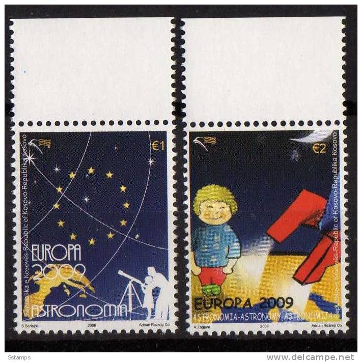 U-122  KOSOVO SERBIA EUROPA CEPT ASTRONOMIA     NEVER HINGED - Kosovo