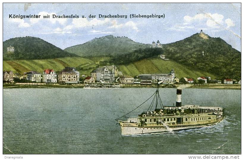 Königswinter Mit Drachenfels U. Der Drachenburg (siebengebirge) - Koenigswinter