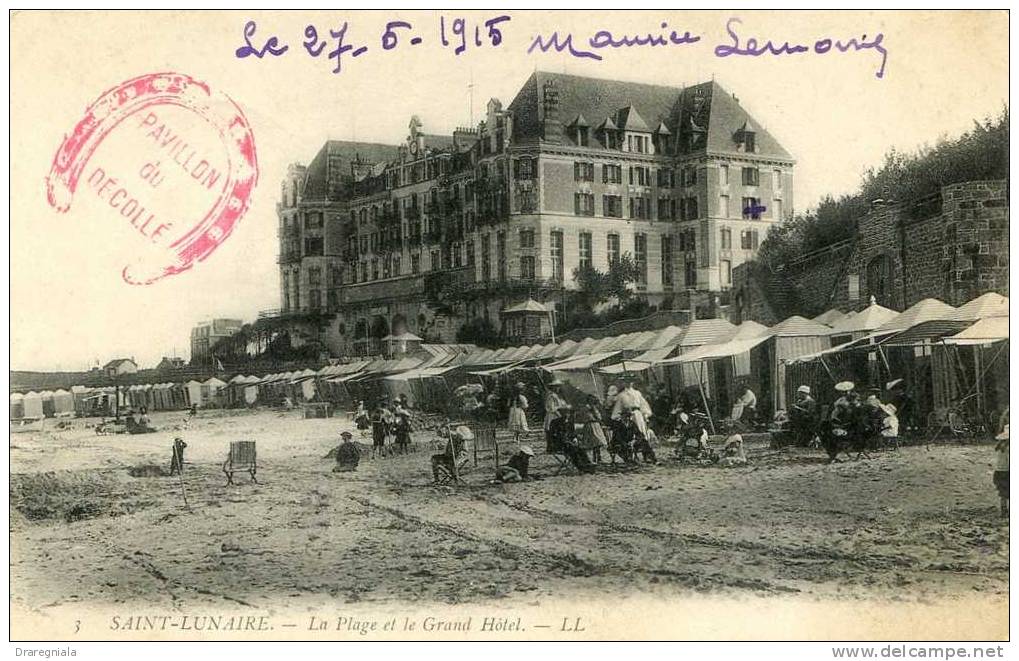 Saint-Lunaire - La Plage Et Le Grand Hôtel - Saint-Lunaire
