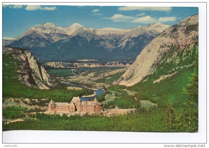 Banff Springs Hotel Bow Valley And Fairholm  Range - Banff