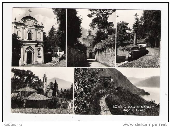 LOVENO Sopra MENAGGIO (Lago Di Como) - Vedute - Cartolina FG BN V 1961 - Other & Unclassified