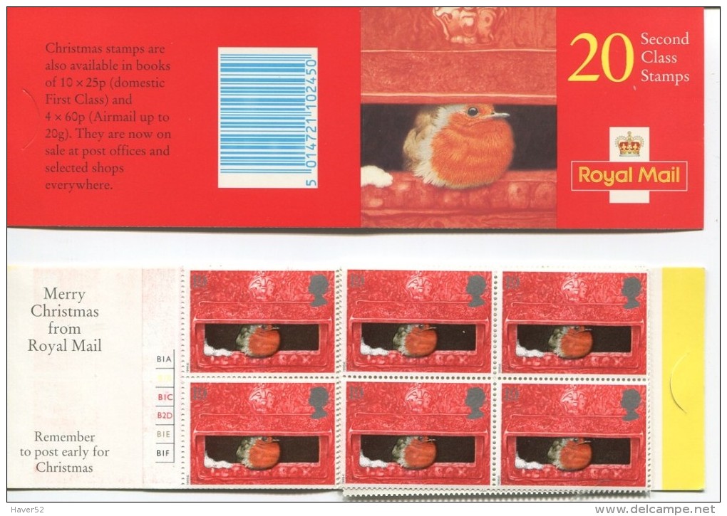 Christmas 1995 -CYLINDER Booklet B1A ..... - Carnets