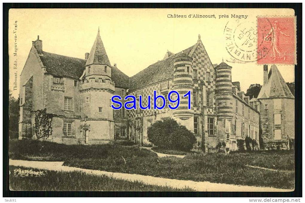 Château D'Alincourt ,près Magny  (en -Vexin)   -   Réf: 7990 - Magny En Vexin