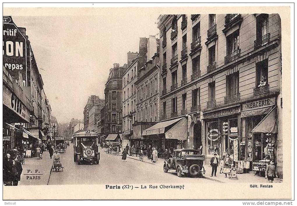 Paris (XIè) - La Rue Oberkampt - District 11