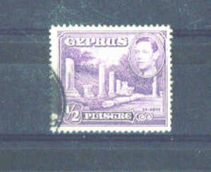CYPRUS - 1938 George VI 1/2p FU - Used Stamps