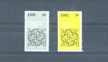 IRELAND - 1969 ILO MM - Unused Stamps