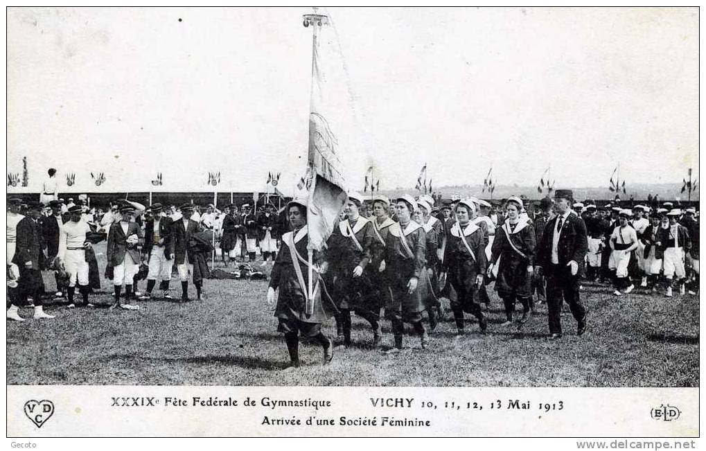 XXXIXème Fête Fédérale De Gymnastique - Vichy 1913 - Gymnastiek