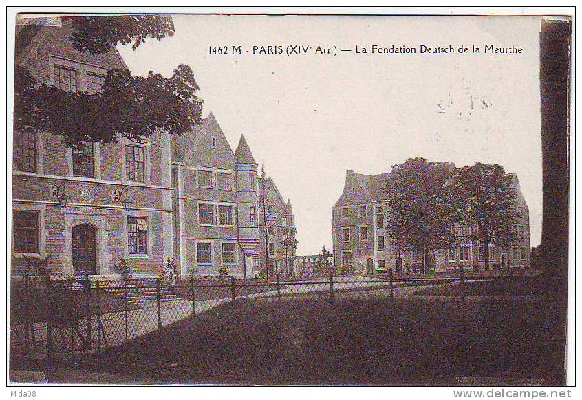 PARIS . LA FONDATION DEUTSCH DE LA MEURTHE. - Arrondissement: 14