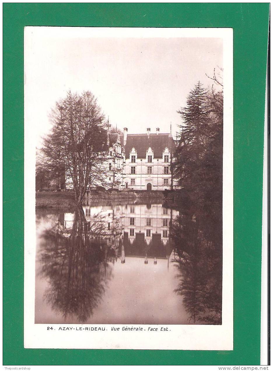 CPA 37 FRANCE No.68. Indre Et Loire,Cpa Chateau D'Azay Le Rideau  MORE FRANCE LISTED @ 1 EURO OR LESS - Azay-le-Rideau