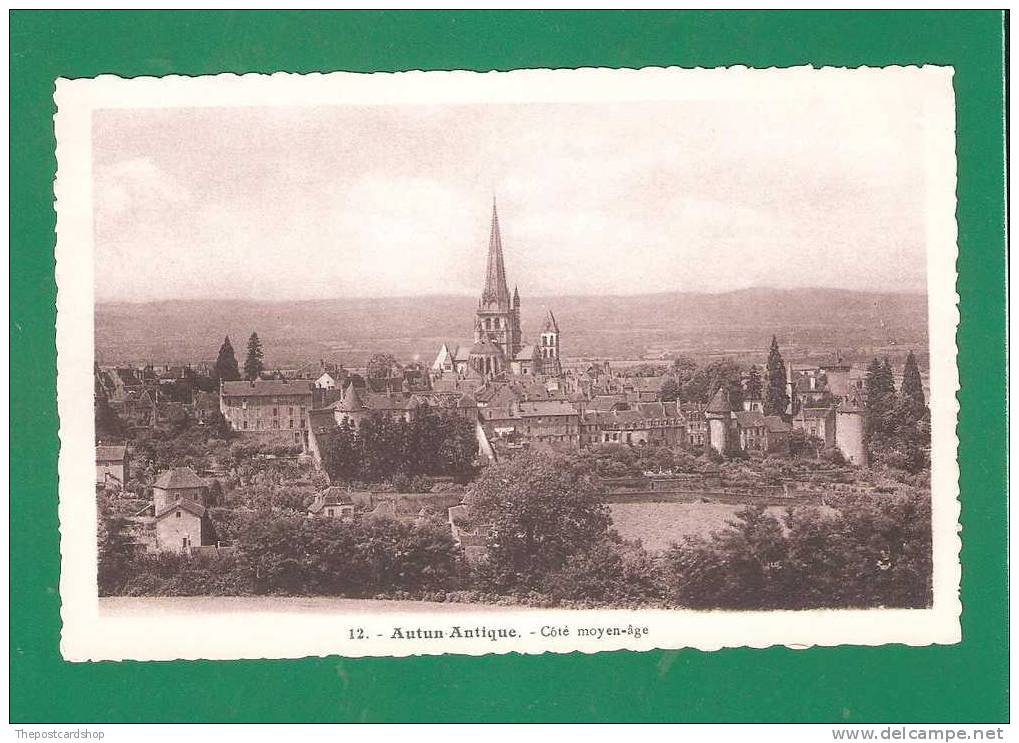 CPA 71 FRANCE No.12 AUTUN ANTIQUE COTE MOYEN-AGE MORE FRANCE LISTED @ 1 EURO OR LESS - Autun