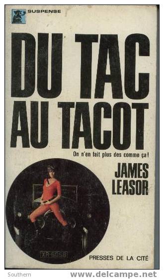 Mystère N° 39 Type 3   James Leasor   " Du Tac Au Tacot "  ++++BE++++ - Presses De La Cité