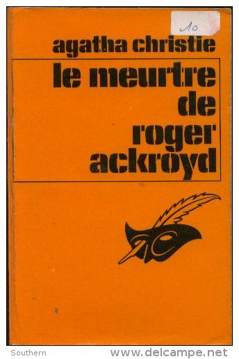 Le Masque 1  -  Agatha Christie  -  Le Meurtre De Roger Ackroyd  -  BE - Le Masque