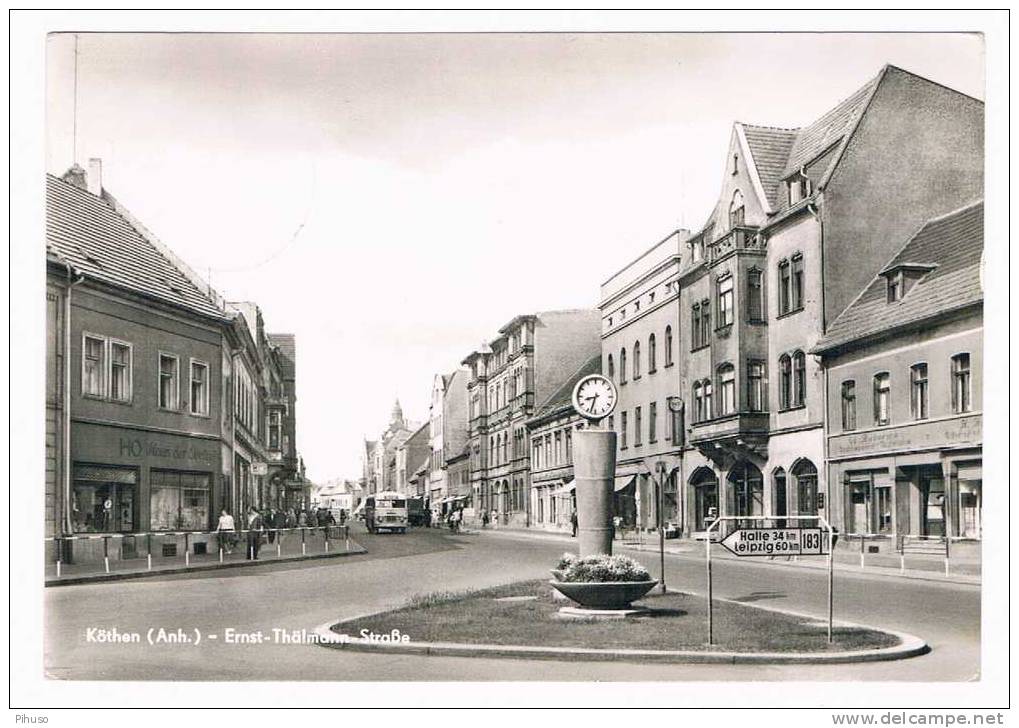 D1227   KÖTHEN :   Ernst-Thälmann-Strasse - Köthen (Anhalt)