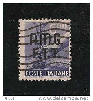 TRIESTE A  6 LIRE DEMOCRATICA 1947 - 48 - Gebraucht