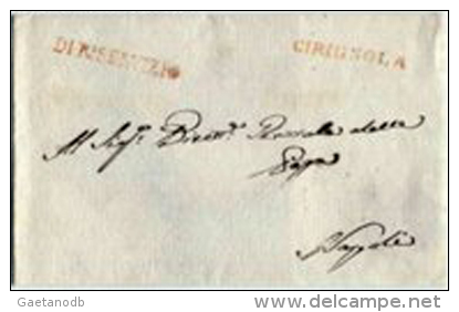 Cirignola-00219 - Piego Di Servizio (senza Testo) - - 1. ...-1850 Prephilately