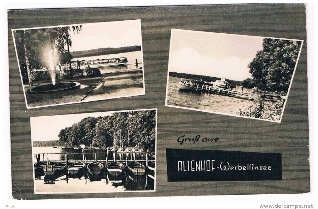 D1265   ALTENHOF : Gruss Aus ( 3-picture Postcard) - Waren (Müritz)