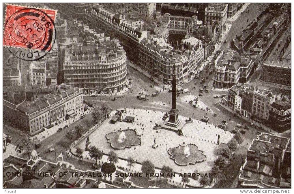 10776  Regno  Unito  London View Of Trafalgar  Square  From  Aeroplane  VG  1920 - Trafalgar Square
