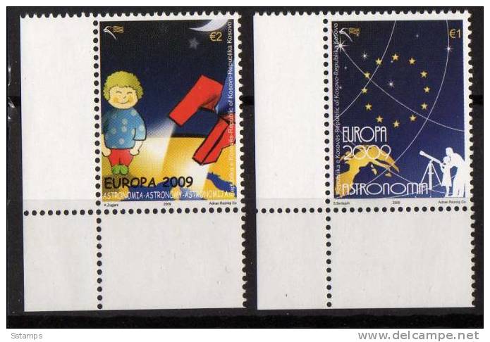 U-122  KOSOVO SERBIA EUROPA CEPT ASTRONOMIA     NEVER HINGED - Kosovo