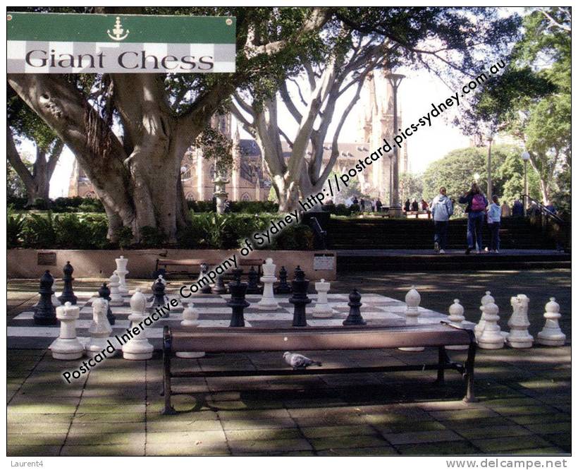 Hyde Park Sydney Giant Chess Board - Echec - Chess