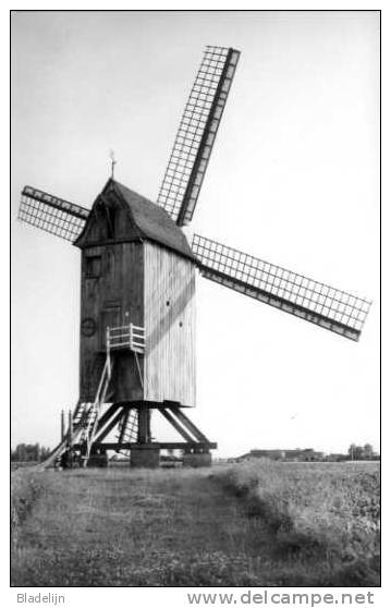 LEISELE Bij Alveringem (W.Vl.) - Molen/moulin - De Stalijzermolen In 1994. Momenteel Maalvaardig Gerestaureerd. - Alveringem