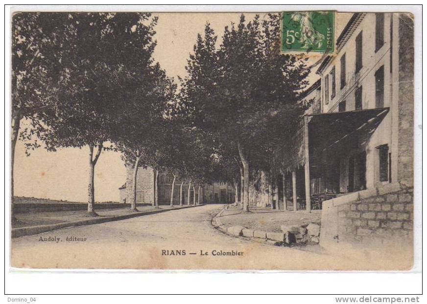 RIANS -Le Colombier - Rians