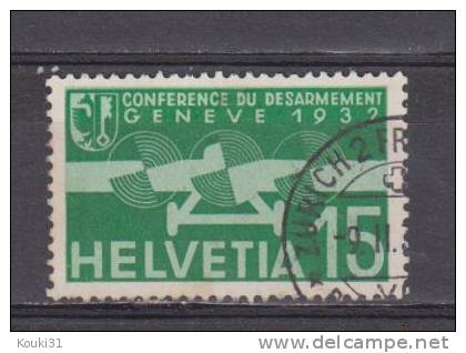 Suisse YT PA 16 Obl : Désarmement - Used Stamps