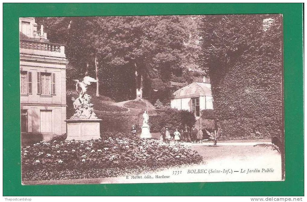 CPA 76 - BOLBEC No.3731 Le Jardin Public TOPIARY MORE FRANCE LISTED @ 1 EURO OR LESS - Armentieres