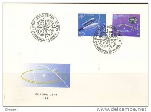 SWITZERLAND1991 EUROPA CEPT FDC - 1991