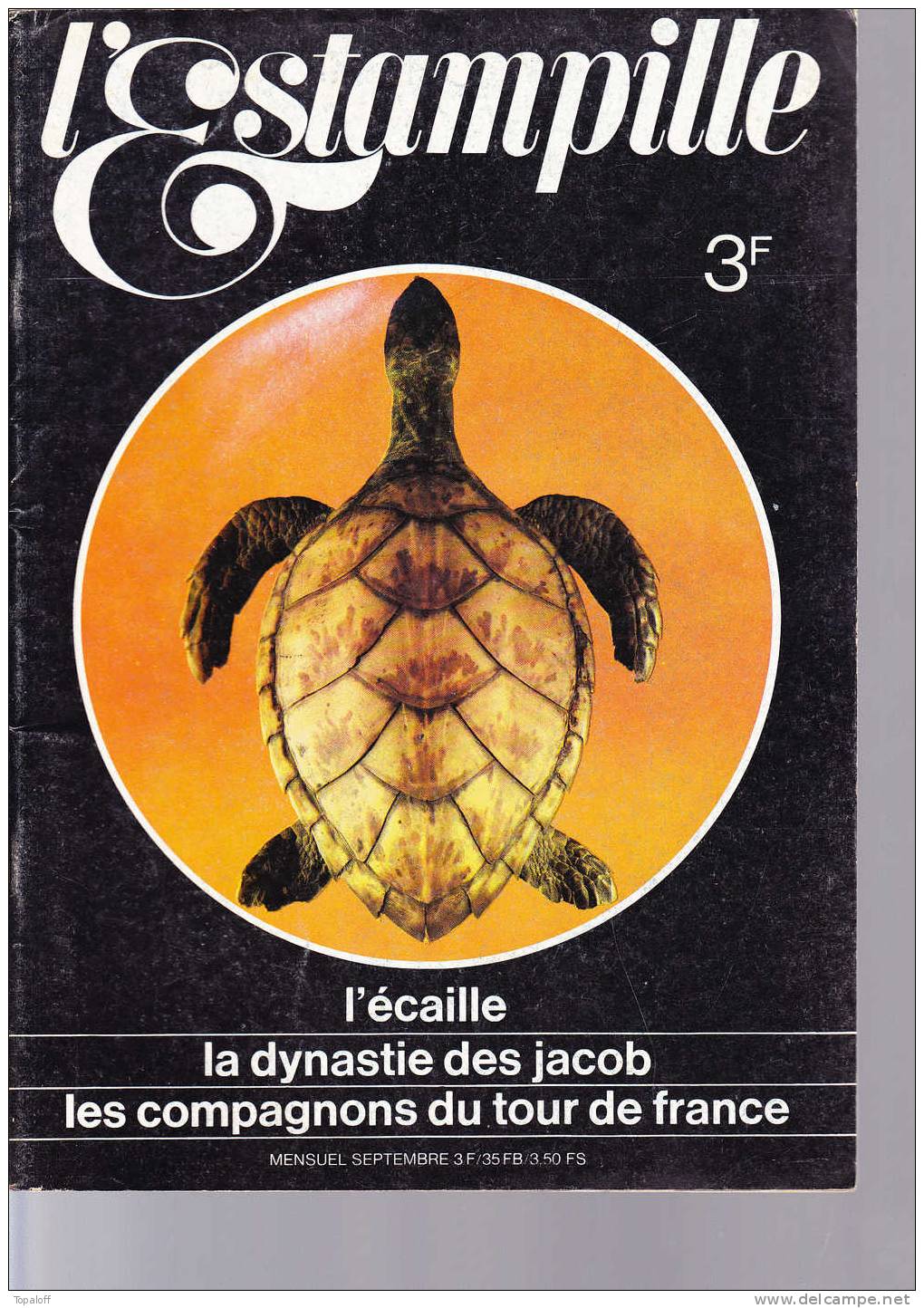 L'ESTAMPILLE  Septembre 1969     62 Pages  Ecailles De Tortue  Dents De Cachalots - Brocantes & Collections