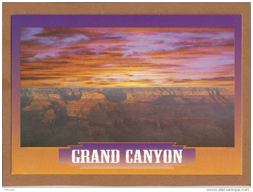 GRAND CANYON USA Arizona : Gorges Du Colorado (Panomaric View From Hopin Point)  (voir Descriptif) écrite MEA6 - Grand Canyon