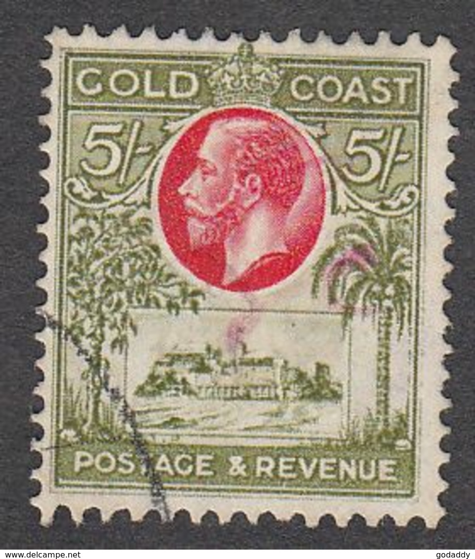 Gold Coast 1928 K.George V 5/-   SG 112  Used - Gold Coast (...-1957)