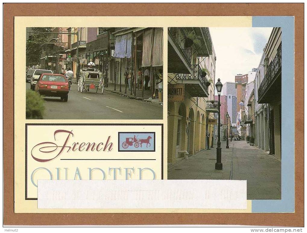 New Orléans USA Louisiane  - French Quarter - Quartier Français - Circulé écrite 2005 (voir Détails 2 Scan) - MEA10 - New Orleans