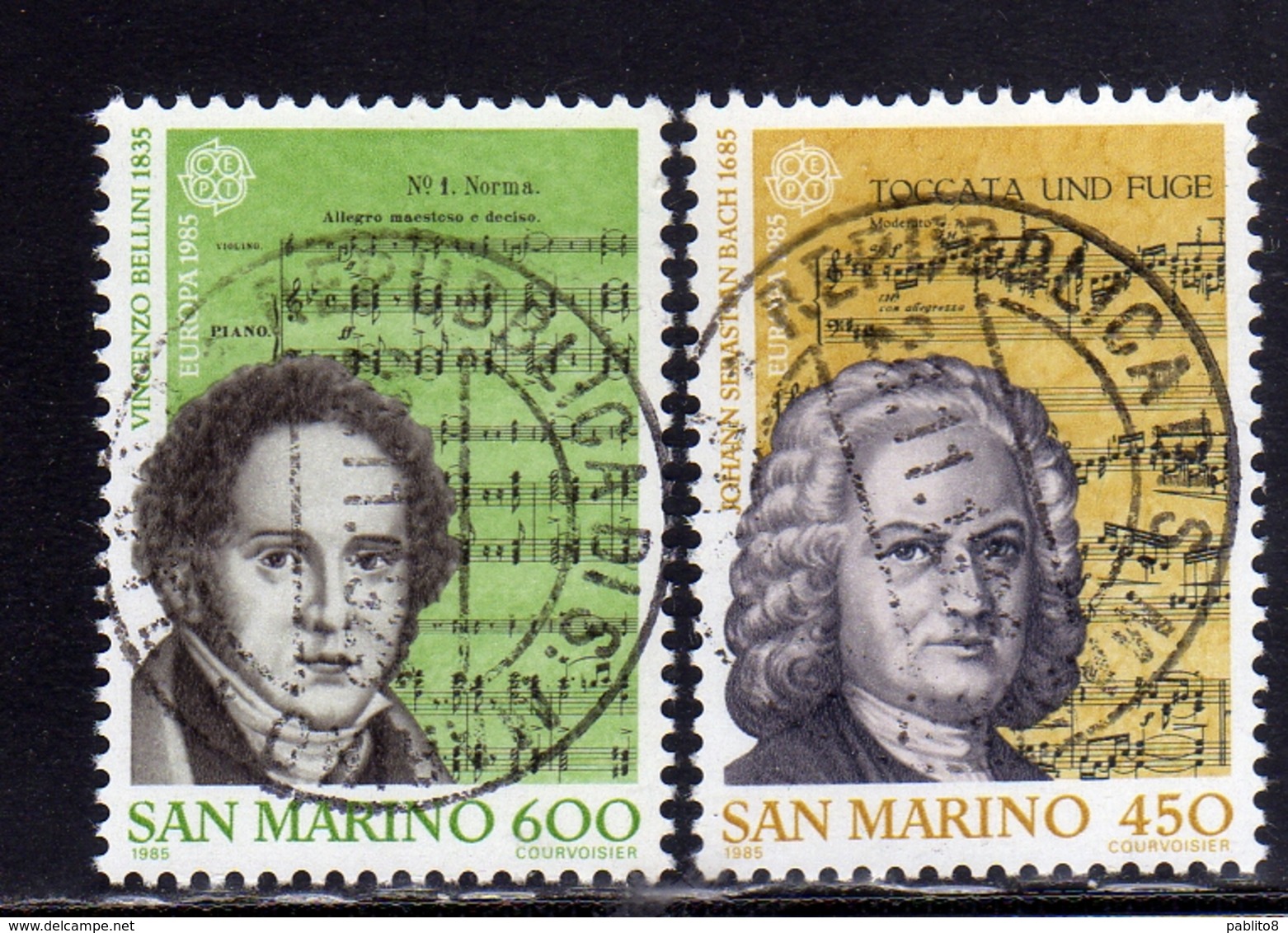REPUBBLICA DI SAN MARINO 1985 EUROPA UNITA CEPT SERIE COMPLETA COMPLETE SET USATA USED OBLITERE' - Used Stamps