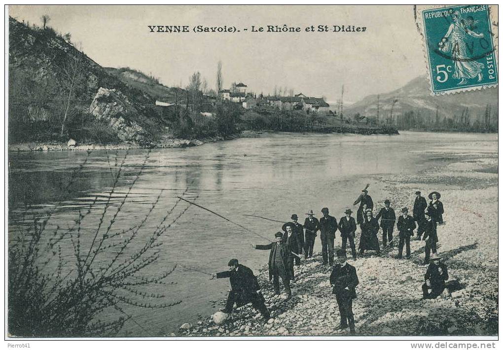 YENNE - Le Rhône Et Saint DIDIER - Yenne